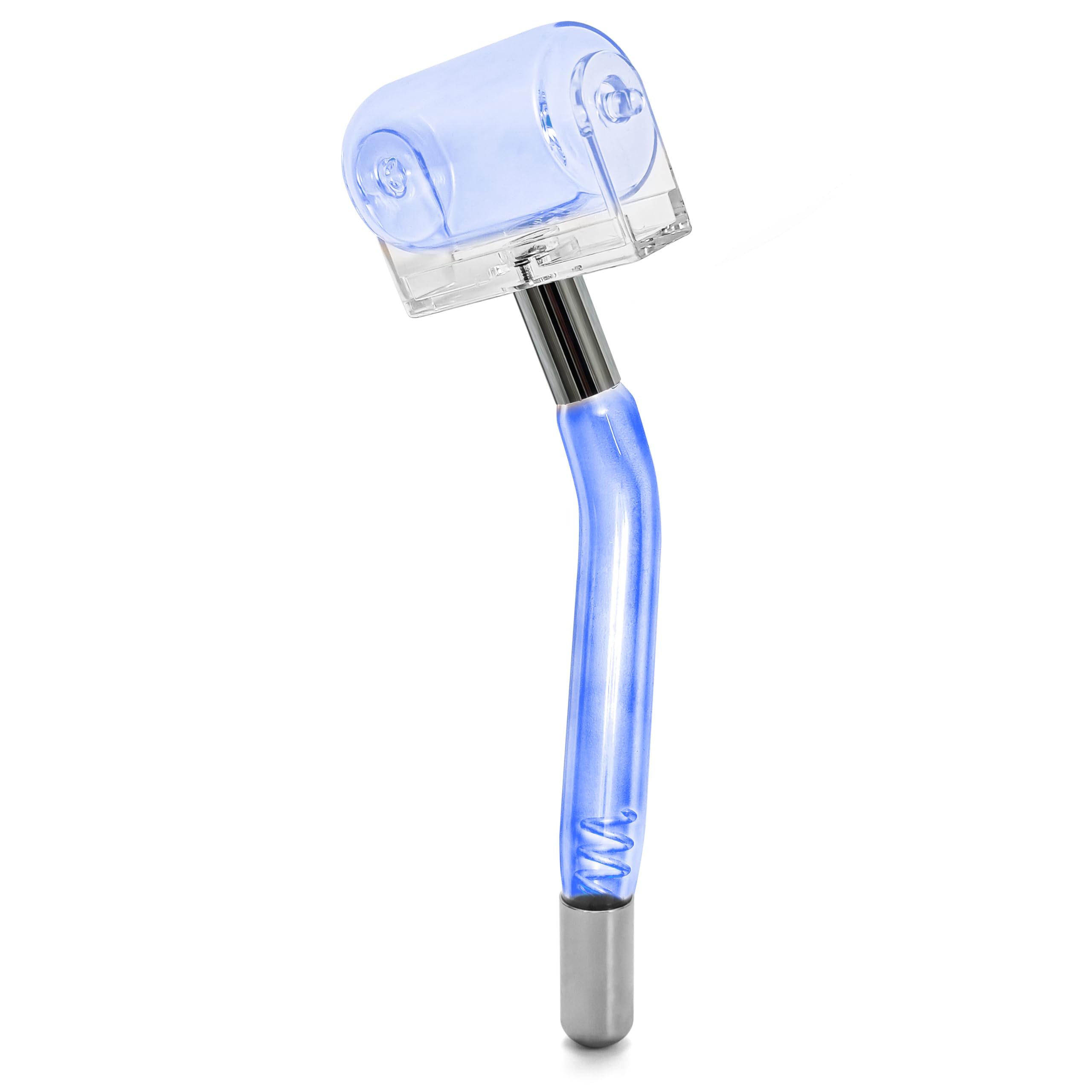 Electrode Wand Glass Tube Handheld Spare Parts for Hi Frequency Instrument Elitzia ETHB01（Blue Roller）
