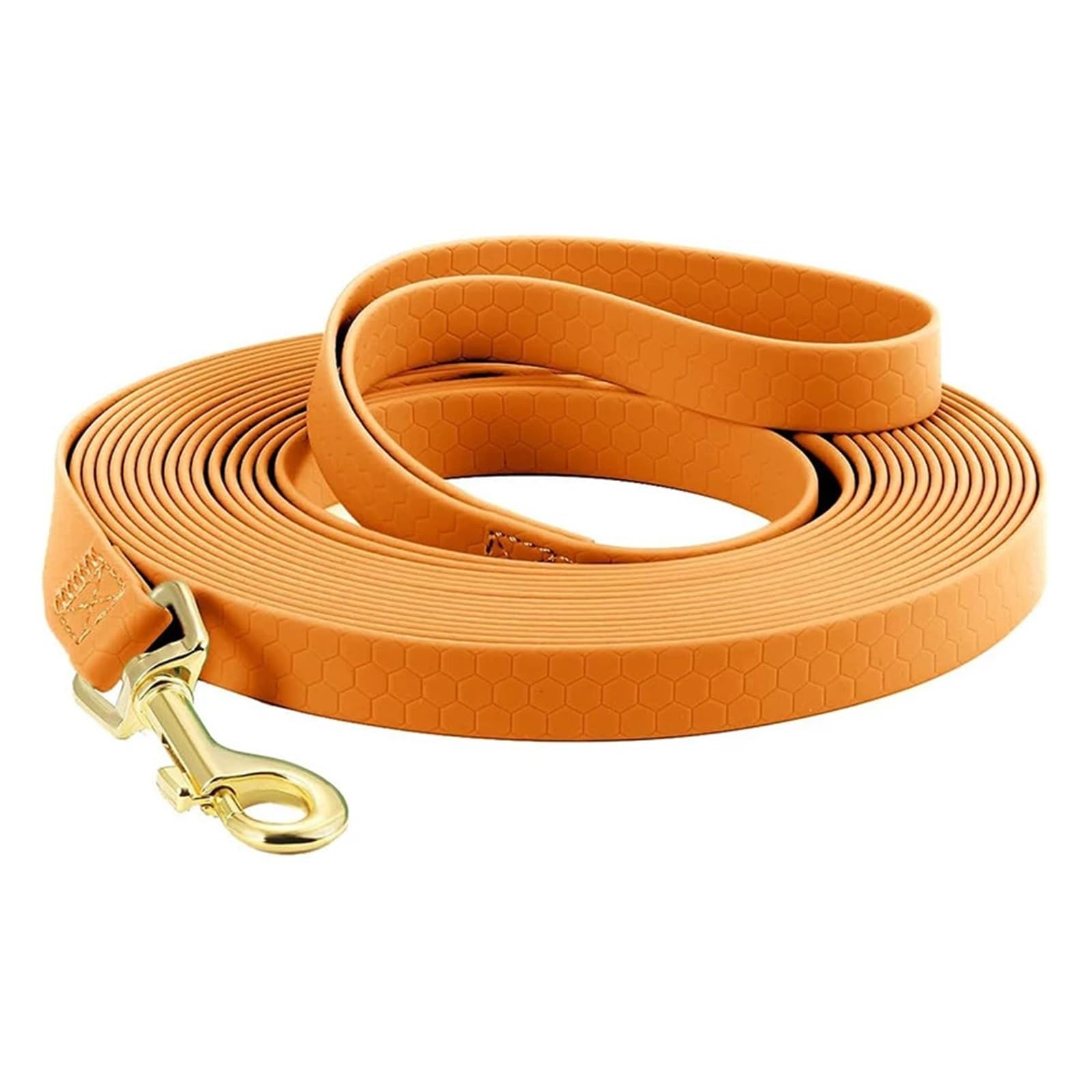 Correa for Perros Correas largas Paseo de 3/6/9/12/15 Metros for Grandes, medianos y pequeños(Vibrant Orange,15meter)