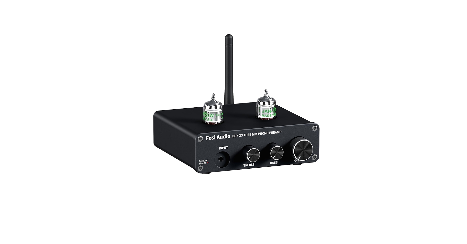 Fosi Audio BOX X3 真空管プリアンプ Bluetooth 5.0 Box X3 Bluetooth Phono Preamp Mini Stereo Audio Tube Amp