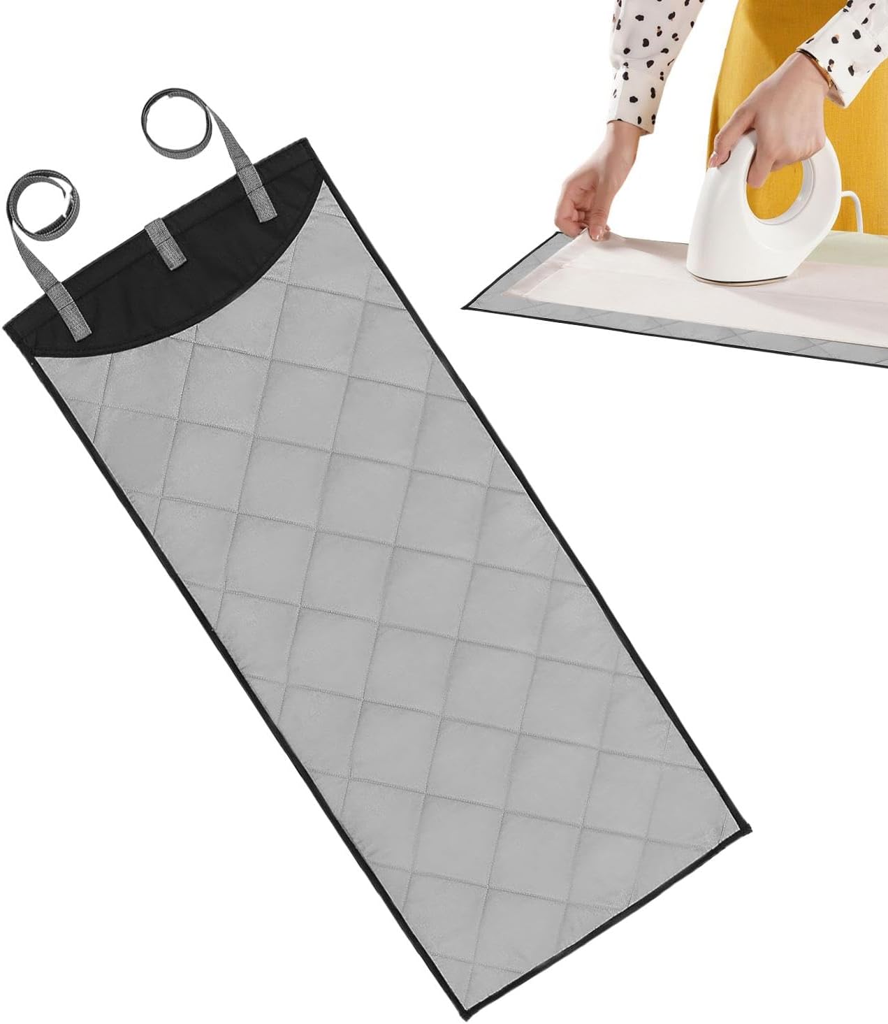 Over Door Ironing Ironing - Heat Resistant Vertical Press Pad | Effortless Installation For Home Use | Steam Accessories | Solved