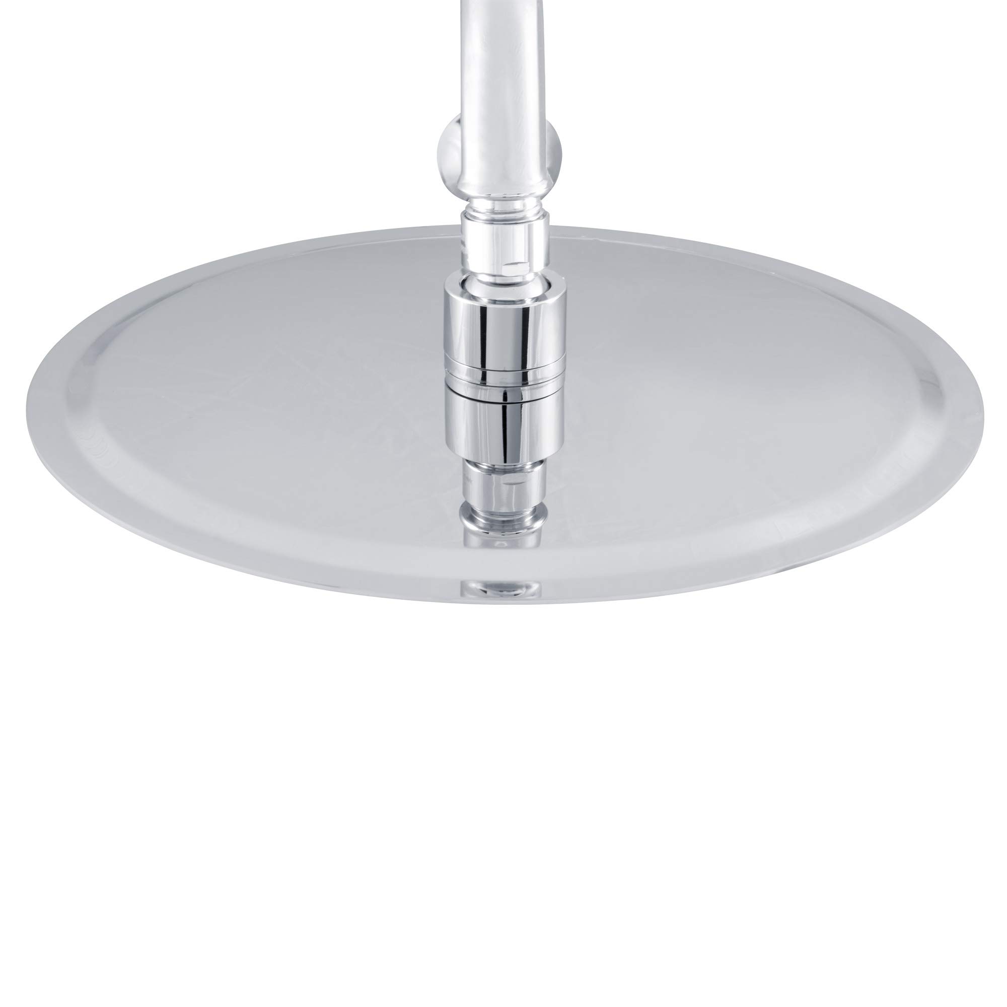 PULSE ShowerSpas 2001-250P Island Falls-Alcachofa de Ducha (Acero Inoxidable), Acabado Pulido, Ultra Low-Profile, 10" (250mm)