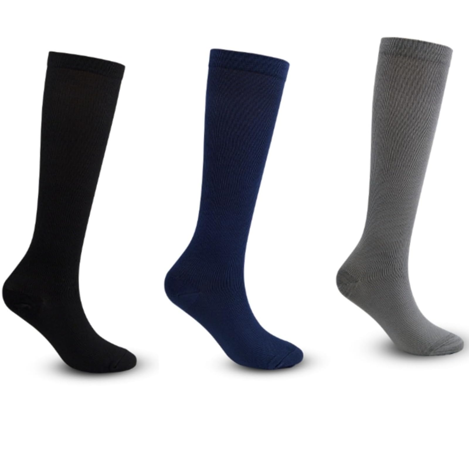 Mevery - Classic Kompressionsstrümpfe Für Damen & Herren, 3 Paar Für Sport, Reisen & Alltag