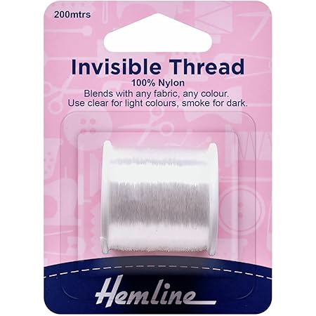 200m Clear Nylon Invisible Thread : Amazon.co.uk: Home & Kitchen