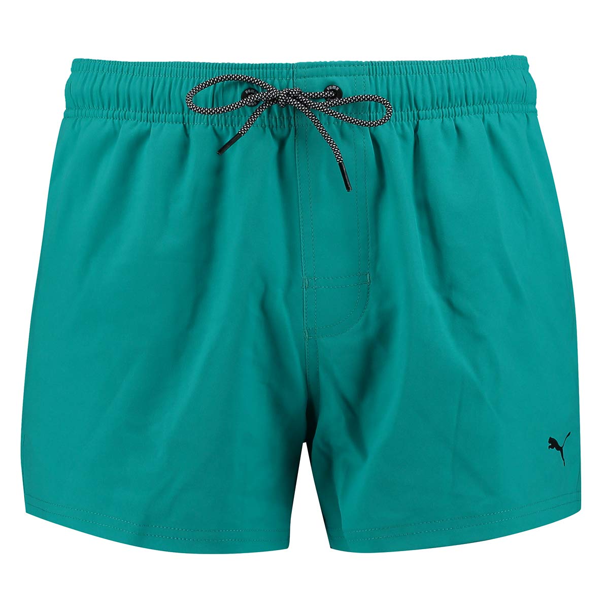 PUMA Herren Badehose Badeshorts Logo Short Length Swim Shorts, Farbe:Aqua2, Bekleidungsgröße:XL