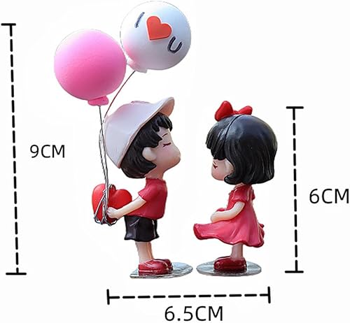 Miniatura 7 de Figura de dibujos animados  Acción de parejas lindas, 2 pares, adorno de decoración interior de coche