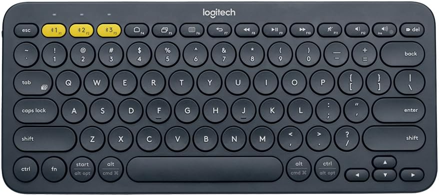 K380 Multi-Device Wireless English Keyboard - Black