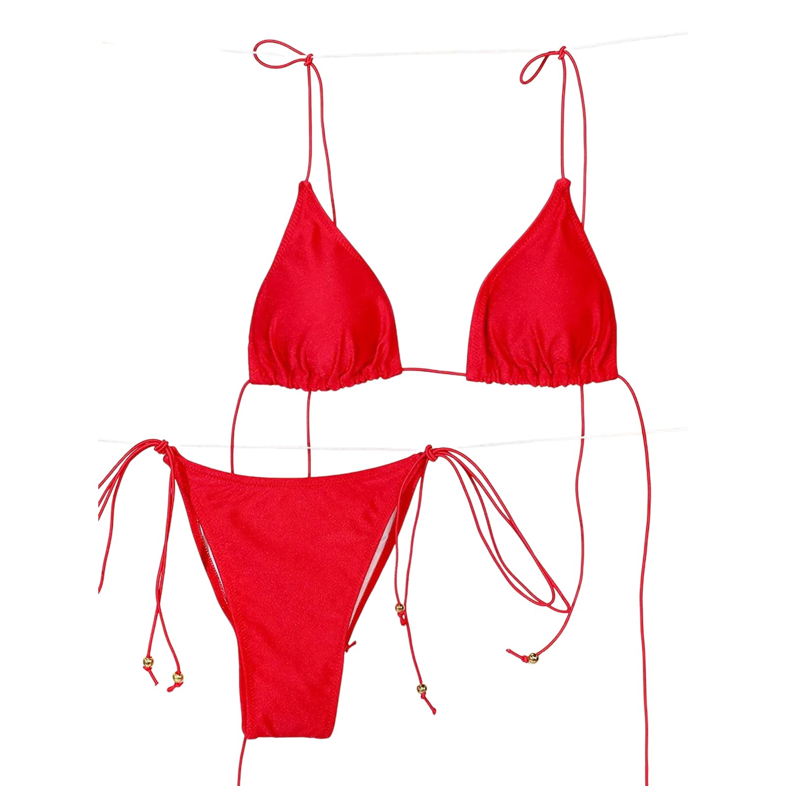 Bikini Triangular de poliéster Elastano for Mujer