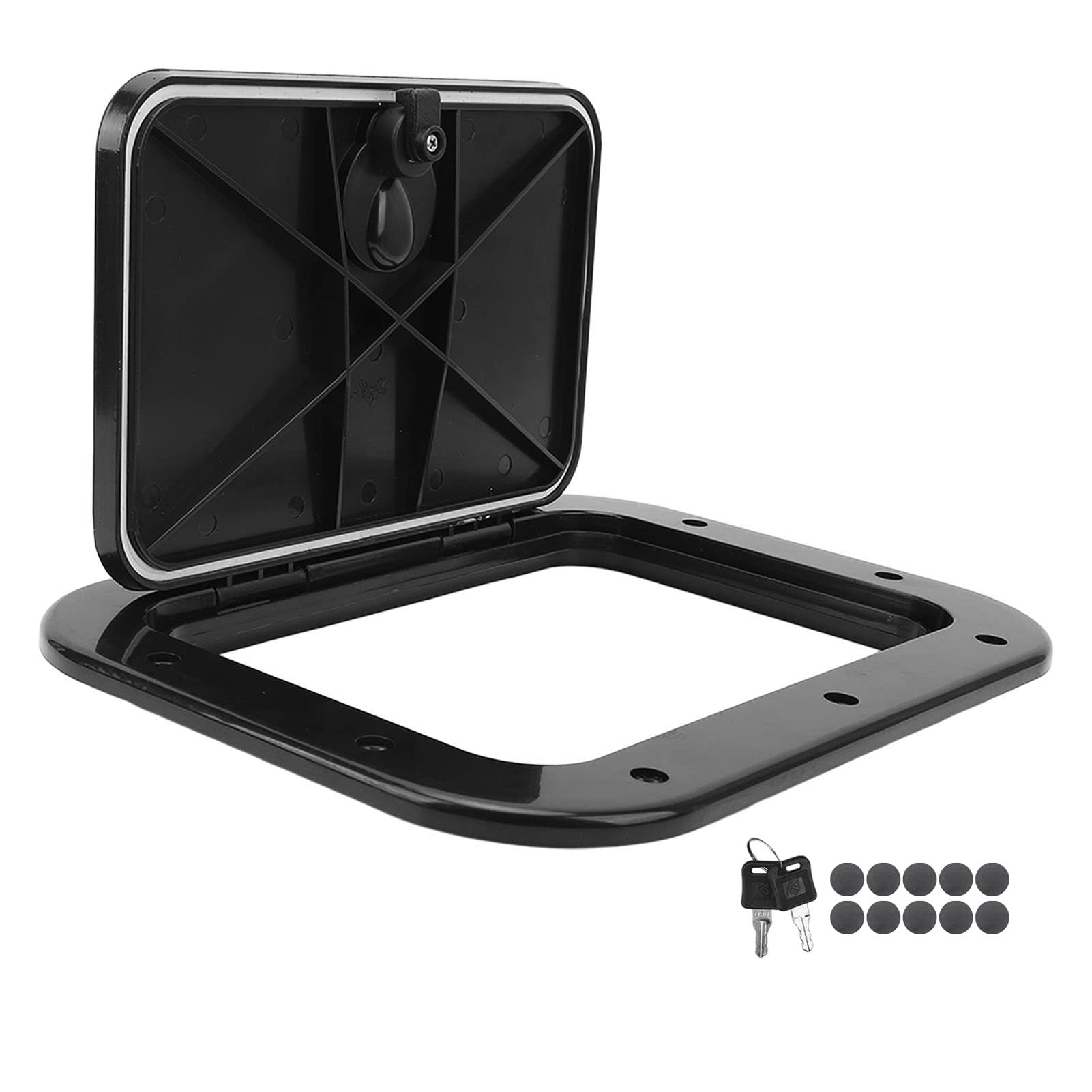 Amazon | ボートデッキアクセスハッチ、蓋付き ABS アンチエイジング耐