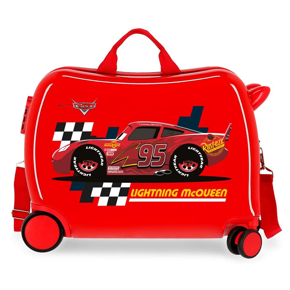 Disney Equipaje- Equipaje para niños, Niños, Mcqueen Roja, Children Suitcase