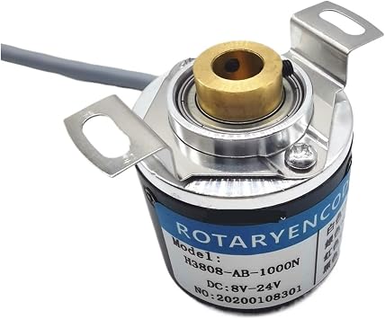 Rotary Encoder 1000 Pulse AB Phase NPN PNPIndustrial Hollow Shaft Encoder 100 200 360 400 620 700 Pulse HN3810-AB-2000N1000PR,Hole 8_5V Voltage