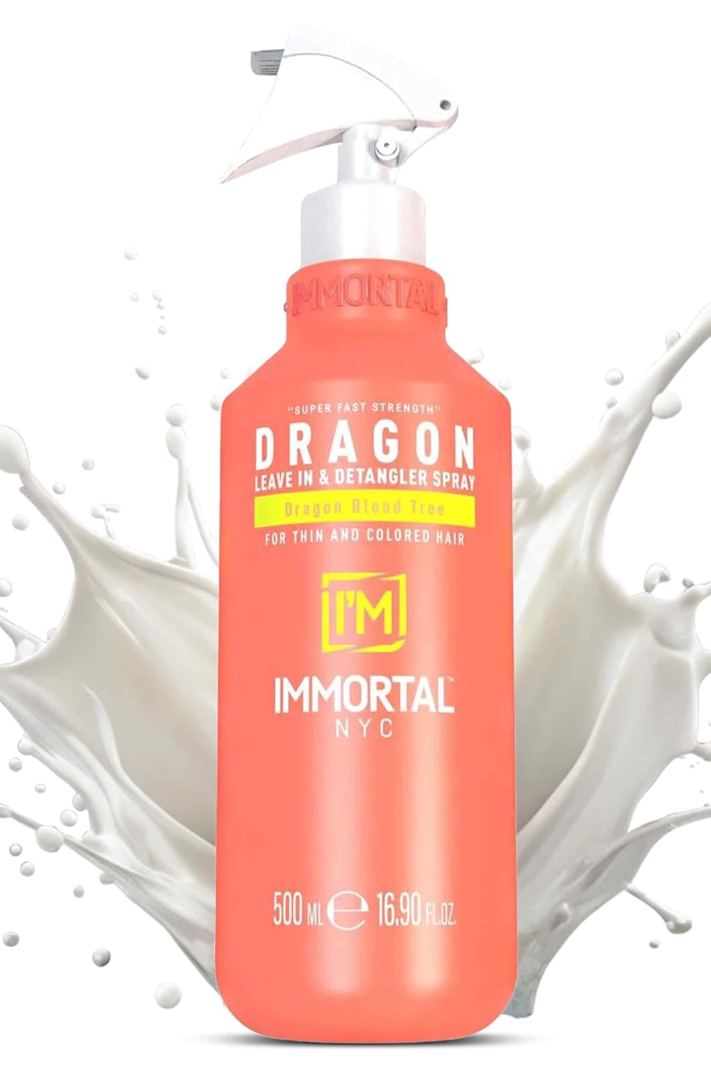 Immortal NYC Dragon, Leave-in Conditioner and Detangler Spray, 17 oz, For Thin and Colored Hair