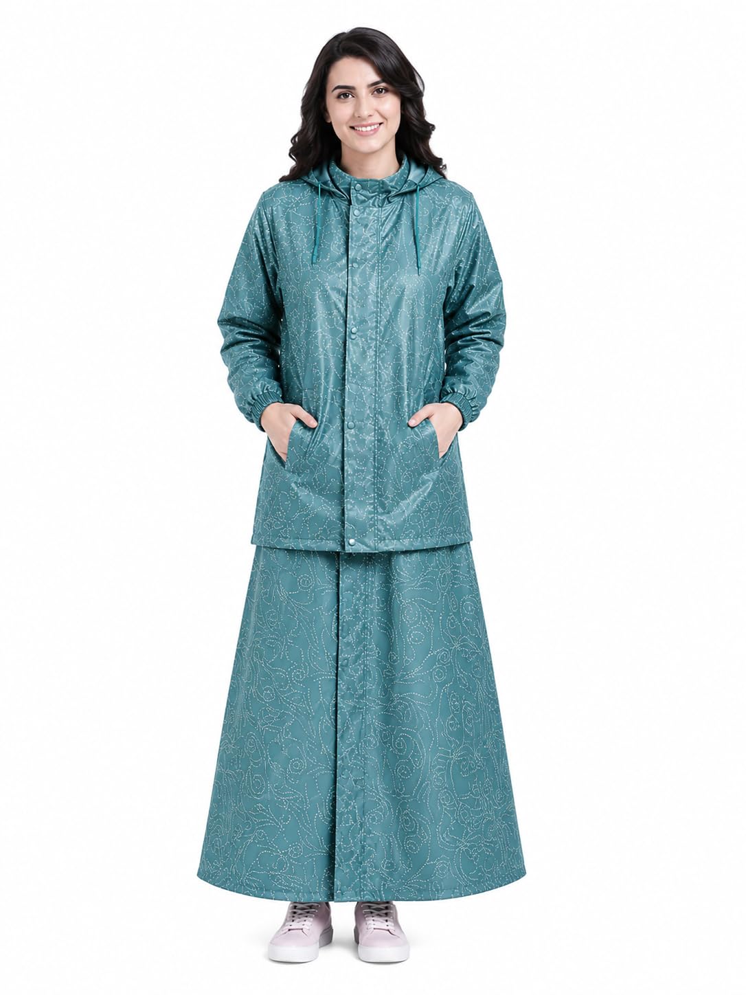 romano nx 100% Waterproof Rain Skirt Top Jacket for Women Rain Coat with 3 Years Warranty in 28 Colors-picture-30