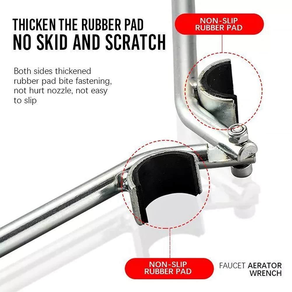 Clé Pour Aérateur De Robinet, Clé Multifonctionnelle Pour Tuyau Deau Pince Pour Fond De Lavabo Manchon~p138276533