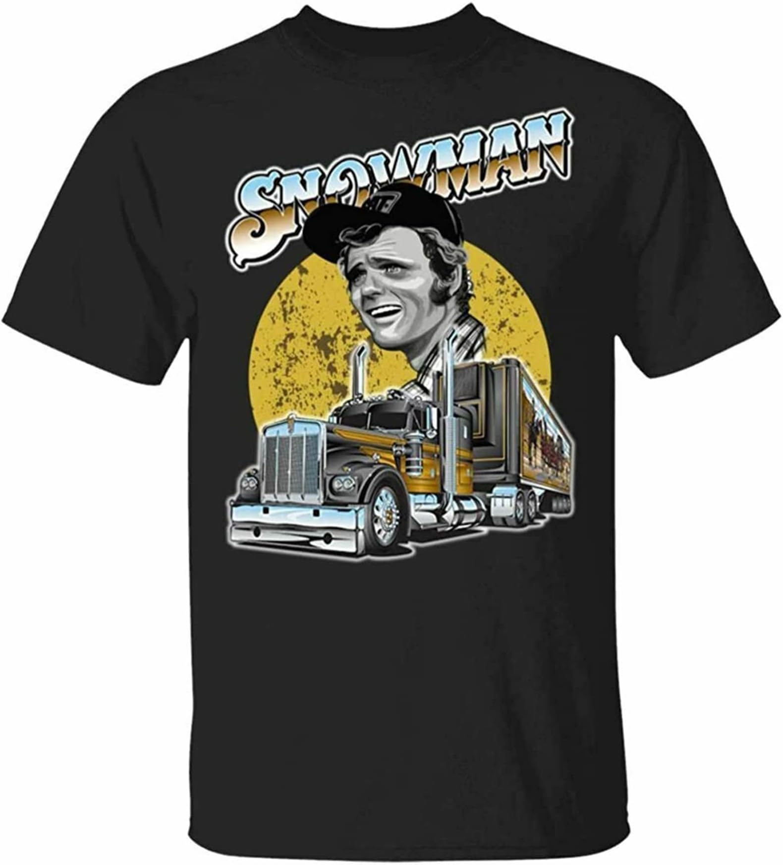 Jerry Reed Snowman Smokey and The Bandit Shirt for Men Women T Shirt Black