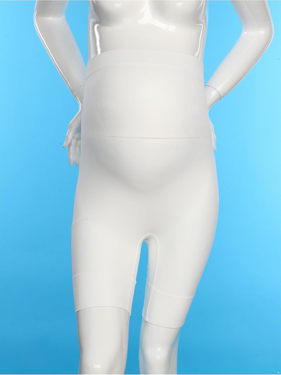Kaerm Maternity Slip Shorts for Under Dresses Pregnancy Seamless Smooth Stretch Yoga & Bike Shorts