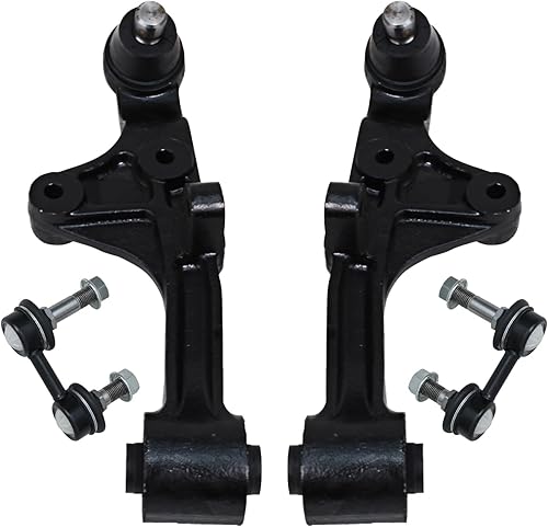 Miniatura 634 de Detroit Axle - Brazos de control delanteros inferiores con rótula + barras estabilizadoras de repuesto para Chrysler Dodge Intrepid 300M Concorde