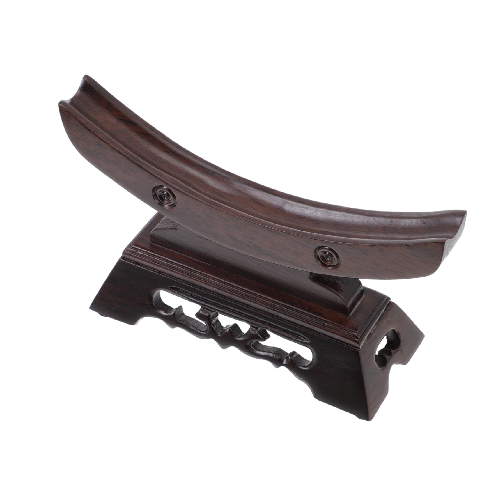 Mikikit Wooden Sword Stand Decorative Sword Rack for Displaying Elegant Household Sword Bracket for Collectors Fine Craftsmanship Easy to Install and Store