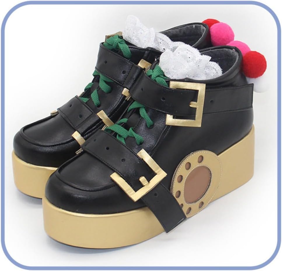 Dialyn Cosplay Shoes for Anime Zenless Zone Zero - Handmade Custom Cos High Heel for Roleplay & Conventions Woman Man Halloween