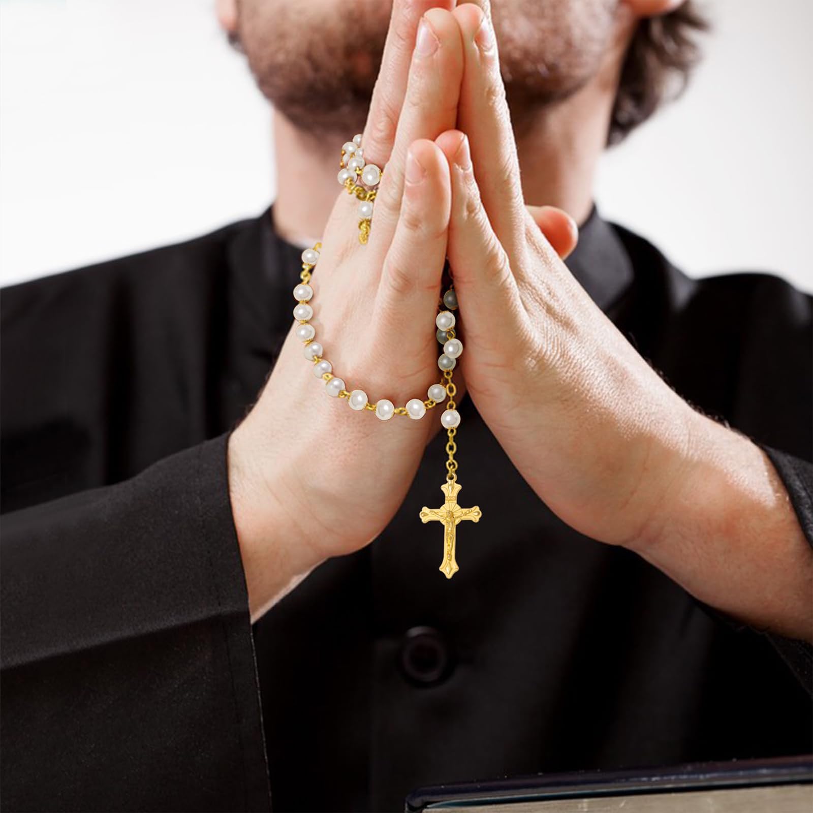 Rosario con crociera Calice Prima Comunione - Angolo Divino Shop