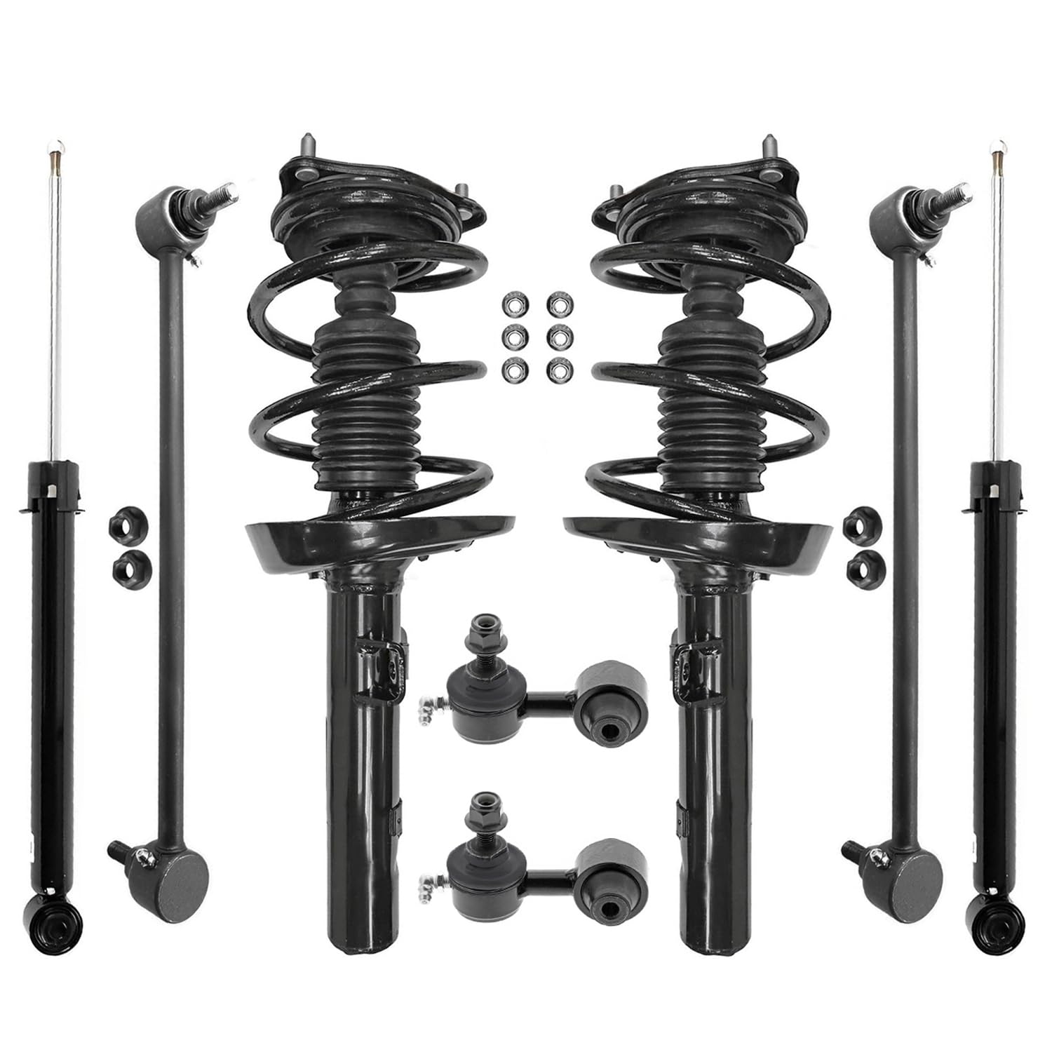 Detroit Axle - 8pc Suspension Kit for 2016 2017 Honda Civic