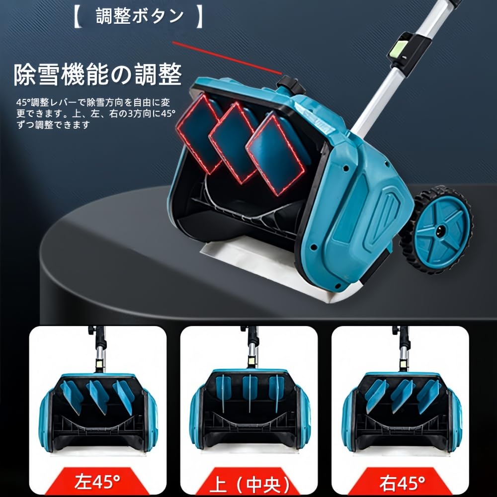 Amazon.co.jp: ZXM電動除雪機 充電式スノーショベル 除雪機 除雪器具