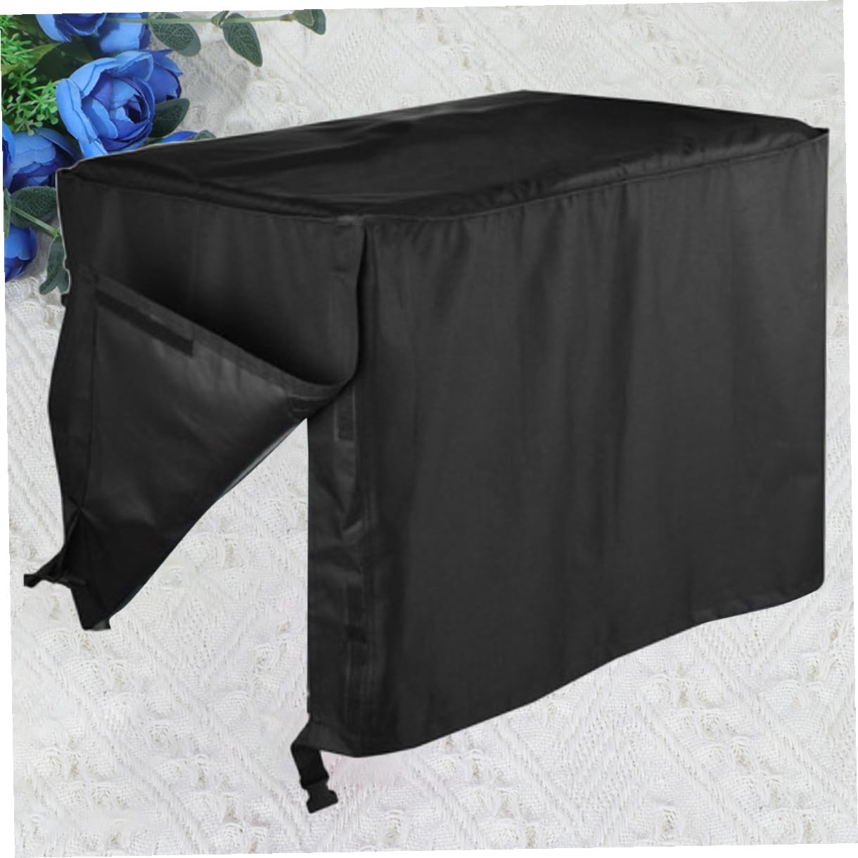 Funda para Generadores Exteriores Cubierta Rectangular Resistente UV y Polvo Protector Duradero para Jardín Color Negro