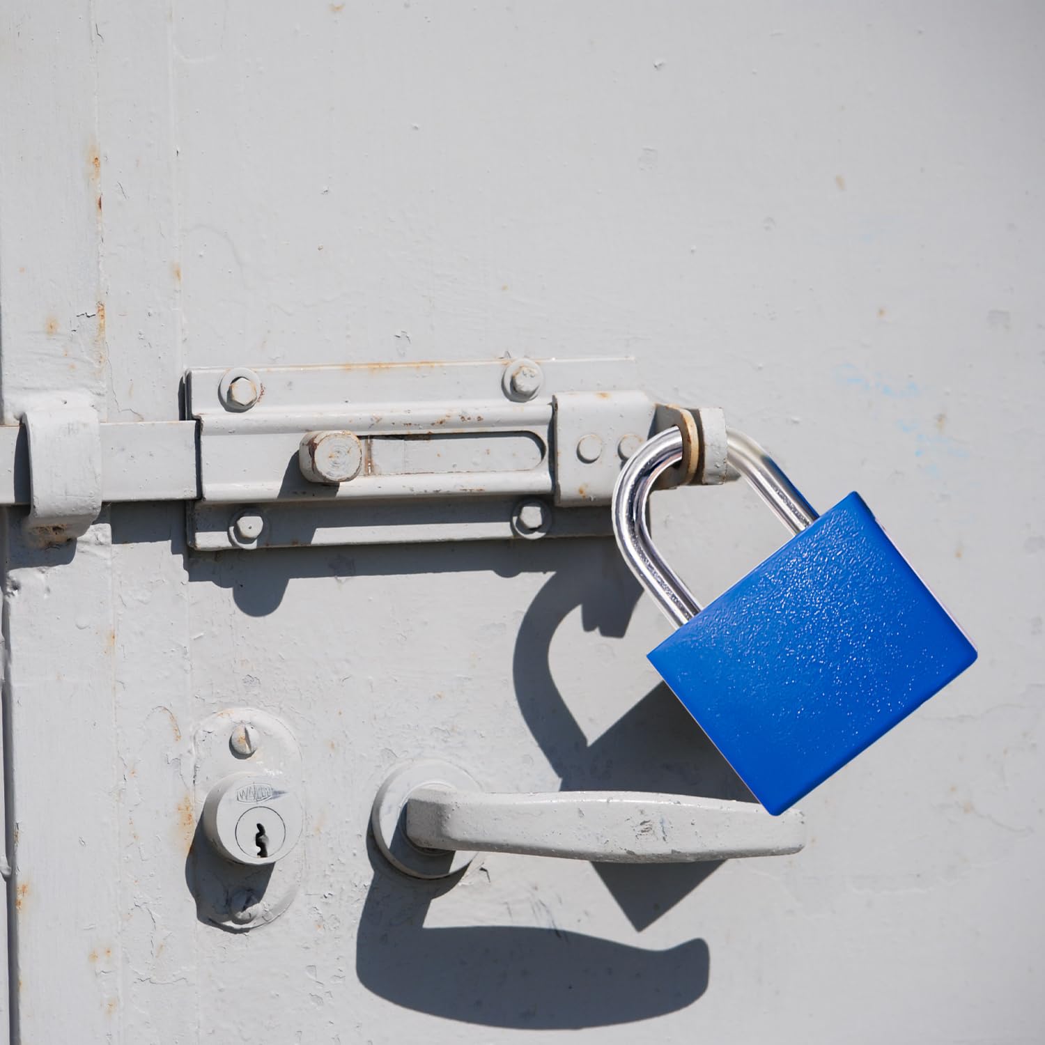 2 Pack Luggage Locks, Mini Suitcase Locks with Keys, Multicolor Small Padlock for Lockers, Backpack, Boxes (Black,Blue)