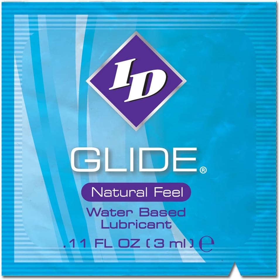 ID Glide Water Based Lube Sachets Natural Feel Lubes Lubricants 3