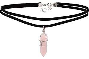 Paialco Dazzling Rose Quartz Choker