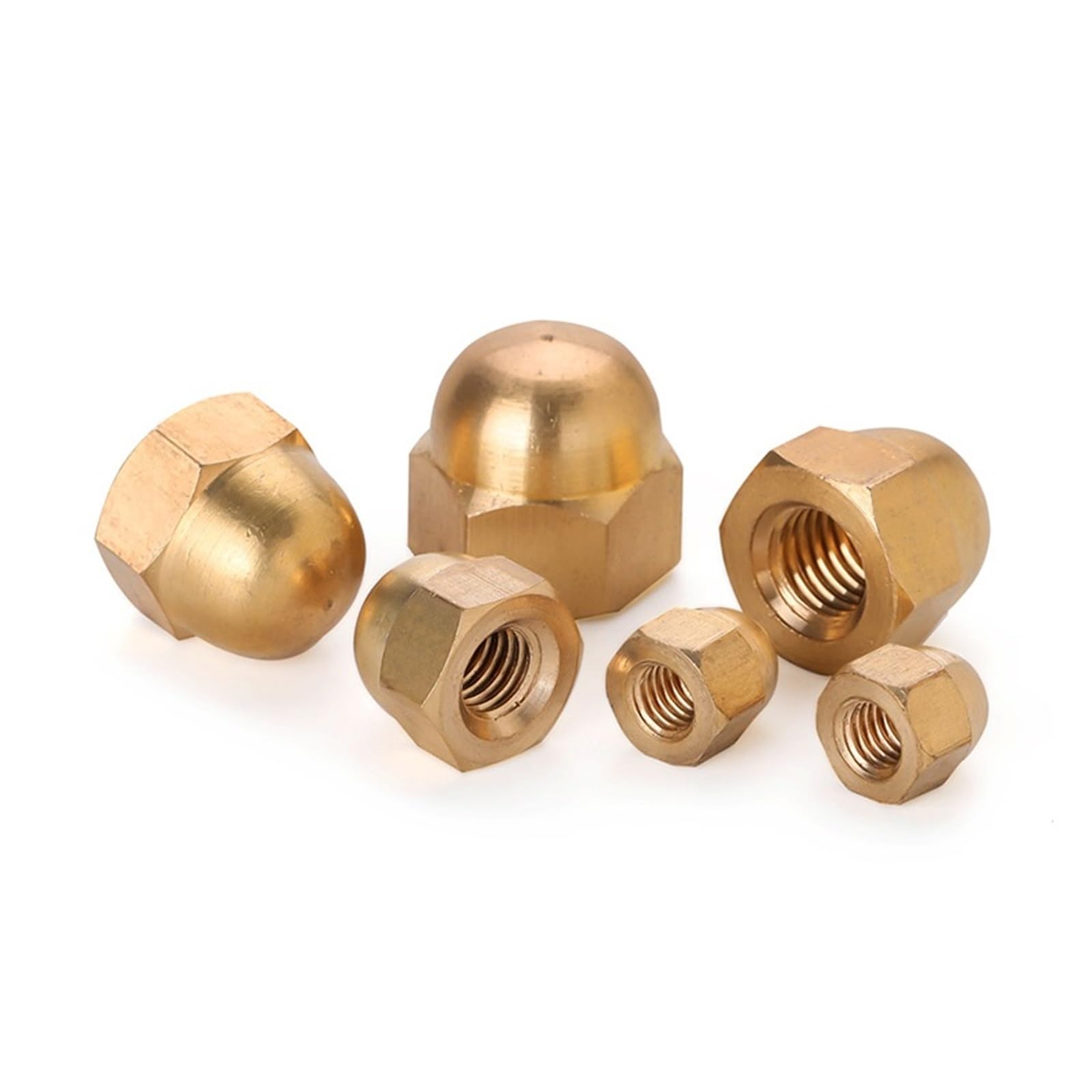 10-32 Nuts 20-Pack #8-32 Stainless Steel Acorn Nuts - 304 Grade Dome Cap Hardware Light Fixture Nut