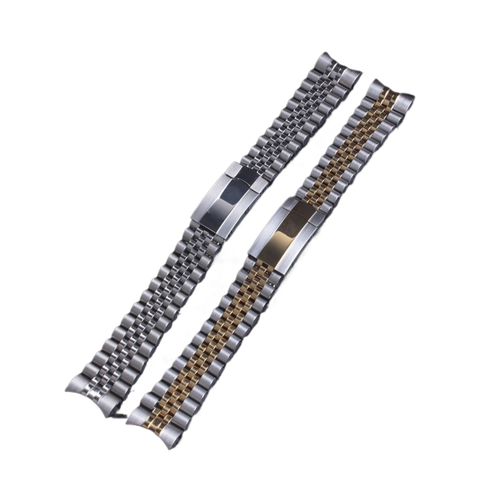 YINGO Cinturino in acciaio inossidabile 20mm con il ruolo DATEJUST Cinturino cinturino