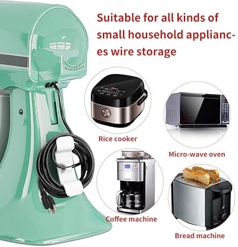 Kitchen Appliance Cord Organizer, 3 Pcs Cord Wrap Wire Holder Cable Organizer For Small Appliances, Coffee Makers, Juicers, Blenders, Air Fryers And Pressure Cookers #TOP4