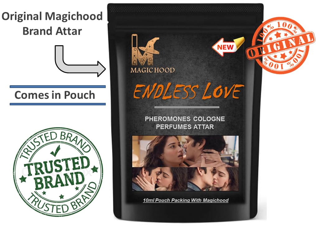 MAGICHOOD Roll-On Pheromone Boosted Cologne Perfume Attar Roll Oil Unisex For Men and Women 10ml (Endlesss Romance Love)