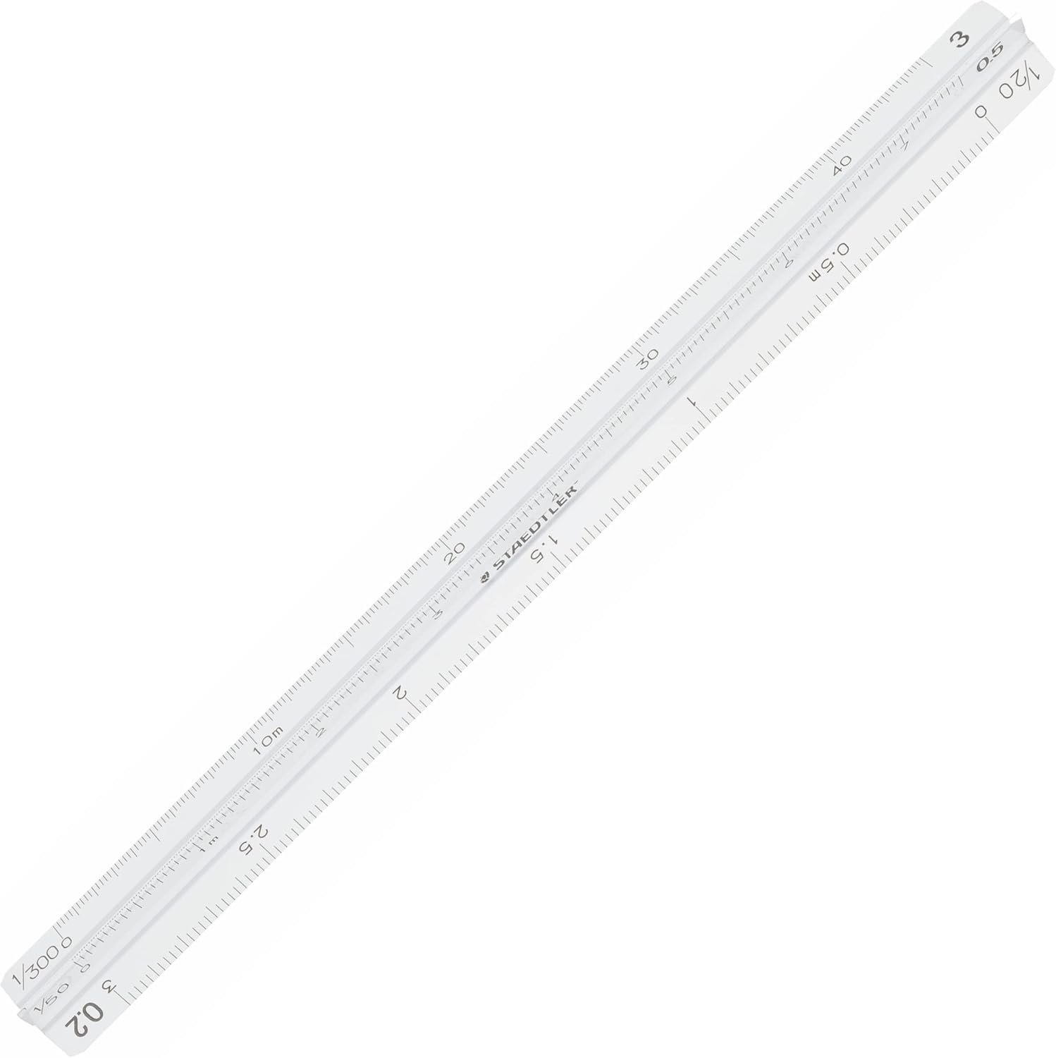 staedtler ruler triangle scale aluminum construction 987