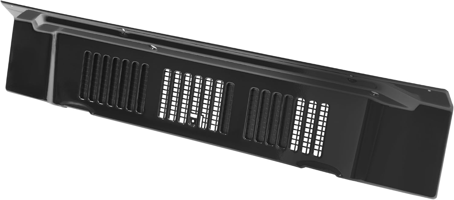 Hood Vent Compatible with 1997-2006 Wrangler TJ w/o Washer Nozzle Windshield Wiper Cowl Panel Grille Air Inlet Window Cover