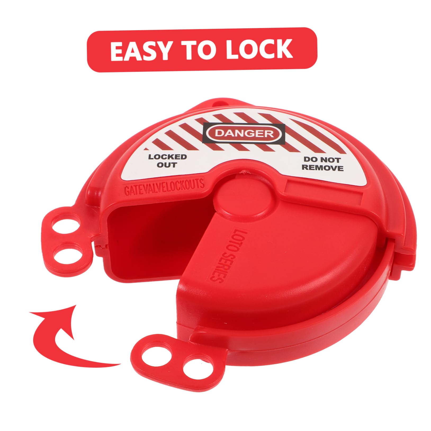 SOLUSTRE Gate Valve Lock Valve Lockout Device Faucet Lockout Device Plug Lock Faucet Locks Outdoor Water Faucet Lock Outdoor Propane Tank Lock Outdoor Faucet Lock Water Spigot Lock