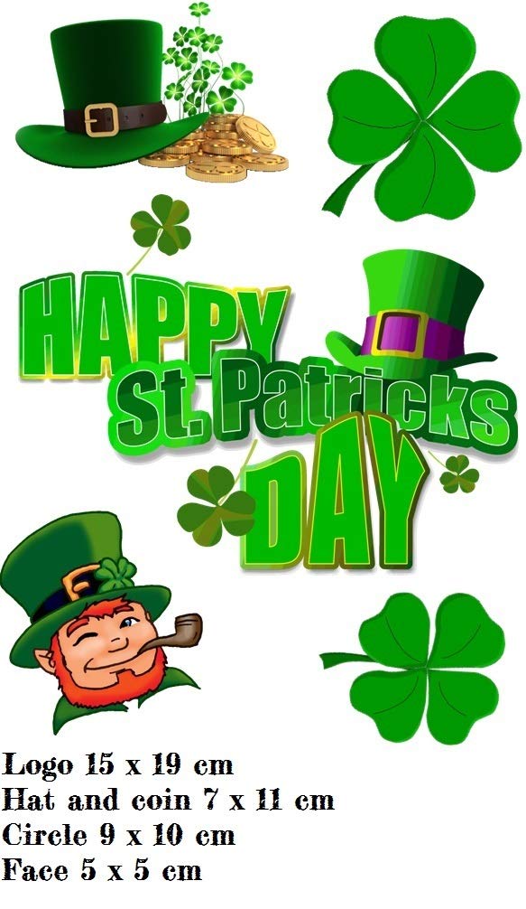 Ireland Collection (St Patricks Day Ireland Iron on Transfer Sheet)