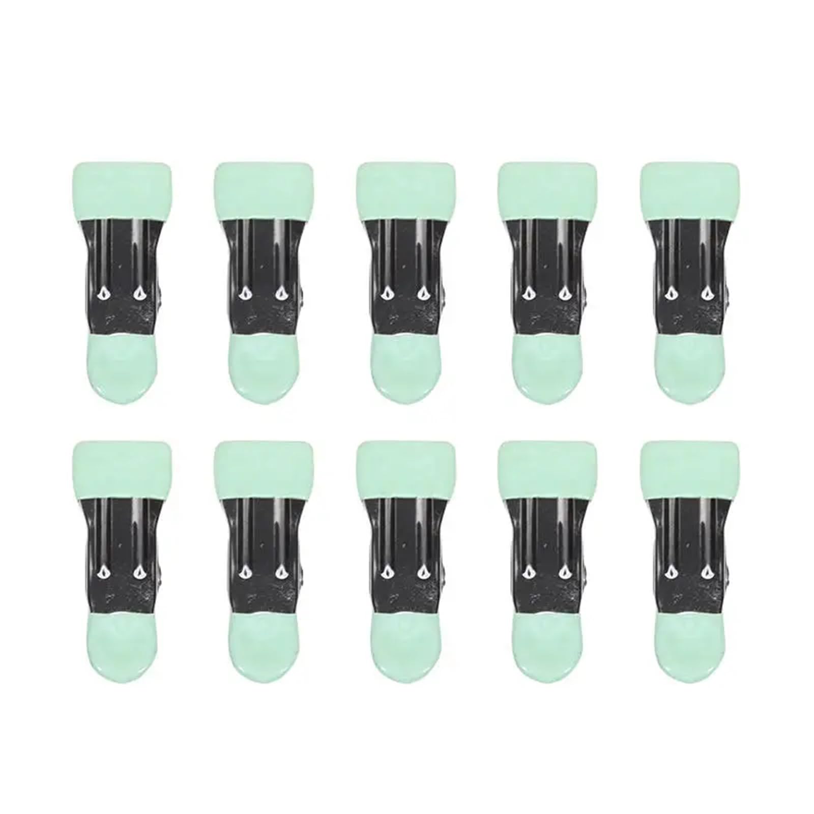 50pcs Stainless Steel Clothespins Laundry Clothes Pegs With Hook Pants Hanger Portable Hanging Clips Closet Organizer Stainless Steel Clothes Peg(Light Green)