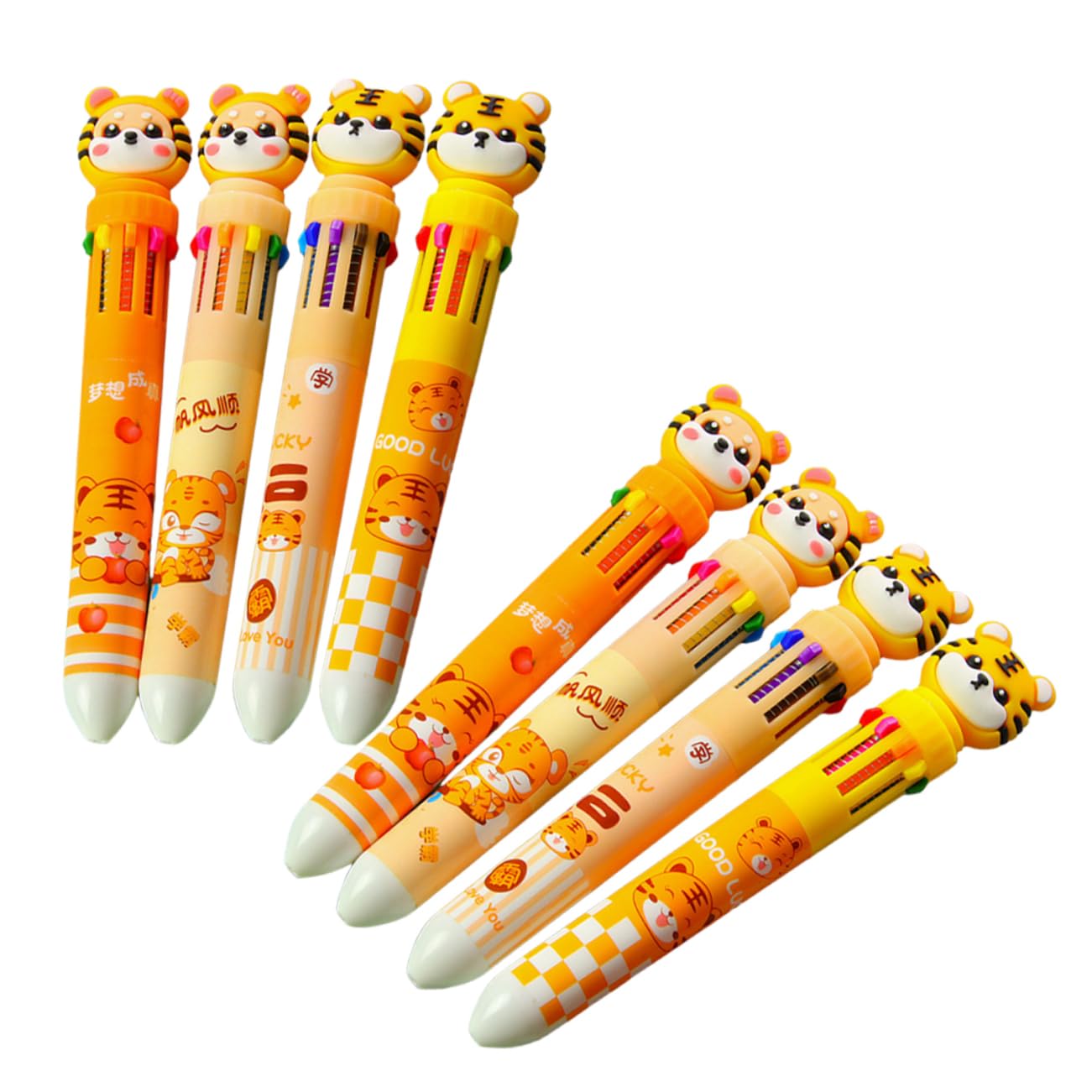 NUOBESTY 3 Set Penna A Sfera A Dieci Penna Strana Penne Originali Penne A Sfera Penne Nere Cancellabili Evidenziatore Kit Fai Da Te Per Pennarelli Ricarica 8 Pezzi * 3