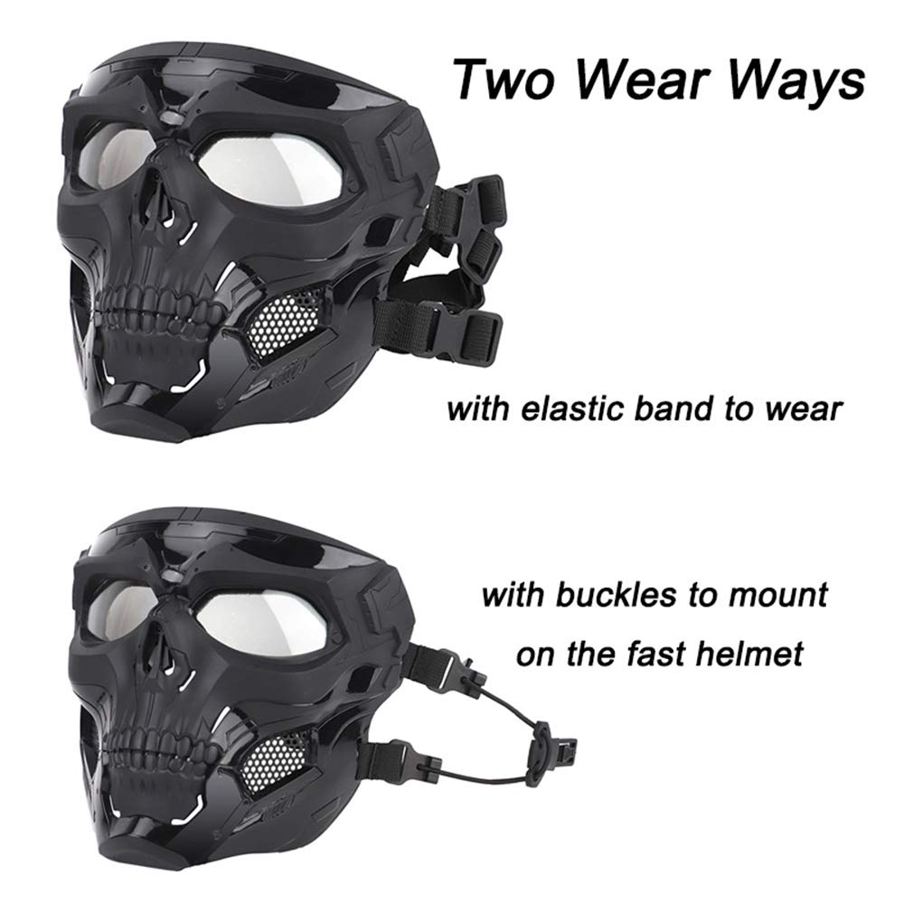 Skull Mask 2-Pack Airsoft Paintball Masks - Full Face Tactical For Games Full Face Tactical Skull Mask 2 Pack Skull Mask 2-Pack Airsoft Paintball Masks - Full Face Tactical For Games Full Face Tactical Skull Mask 2 Pack