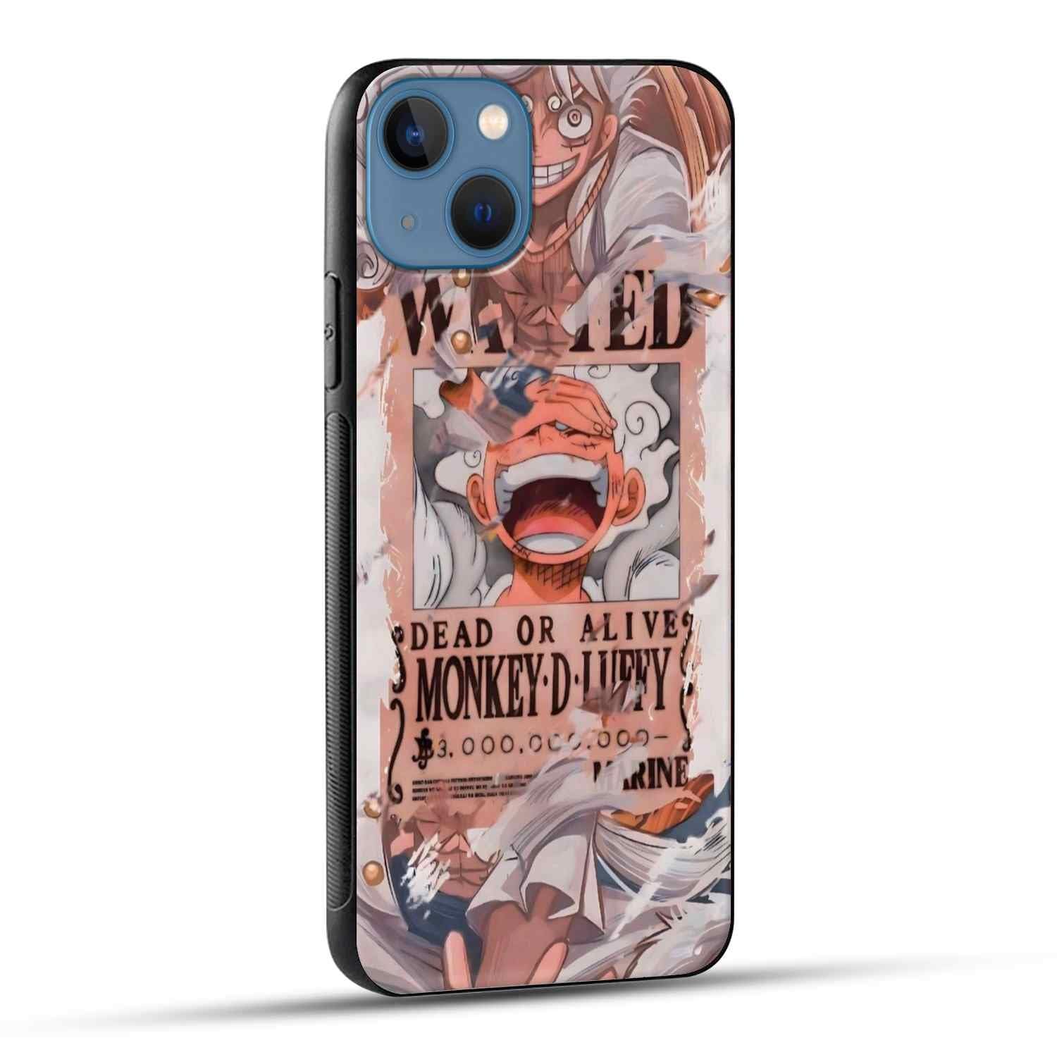 Luffy iPhone 13 PRODUCT Red 128G 画面割れ Expromium Monkey D Luffy Pattern Premium Design Prined 2D Metal