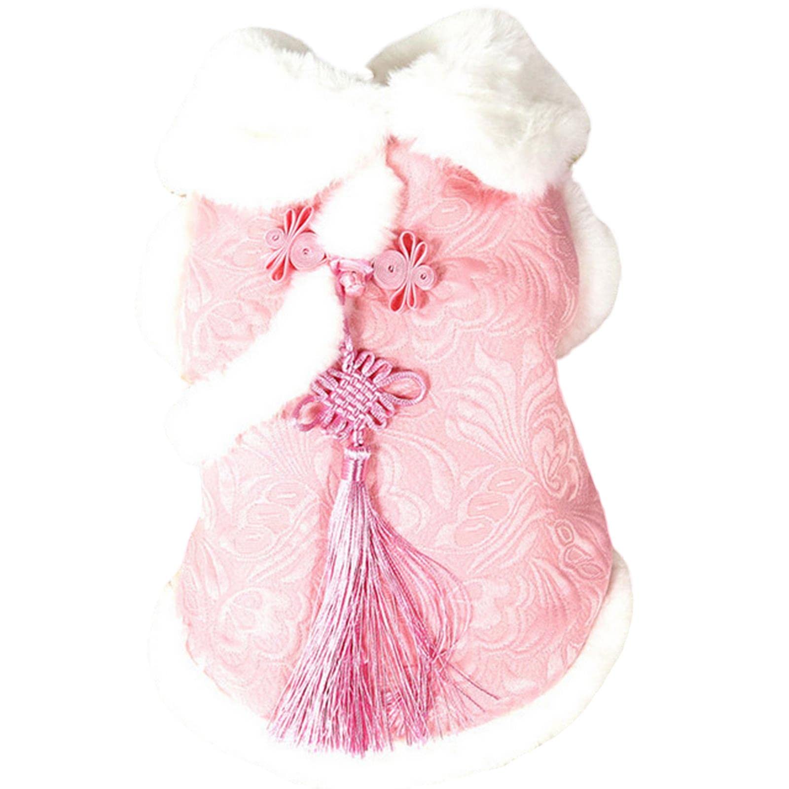 Vestiti Cani Cagnolo Inverno Vestiti Caldo Cappotto per Cani Costume da Cucciolo di Animali Domestici Floreali per Cagnolini Costume