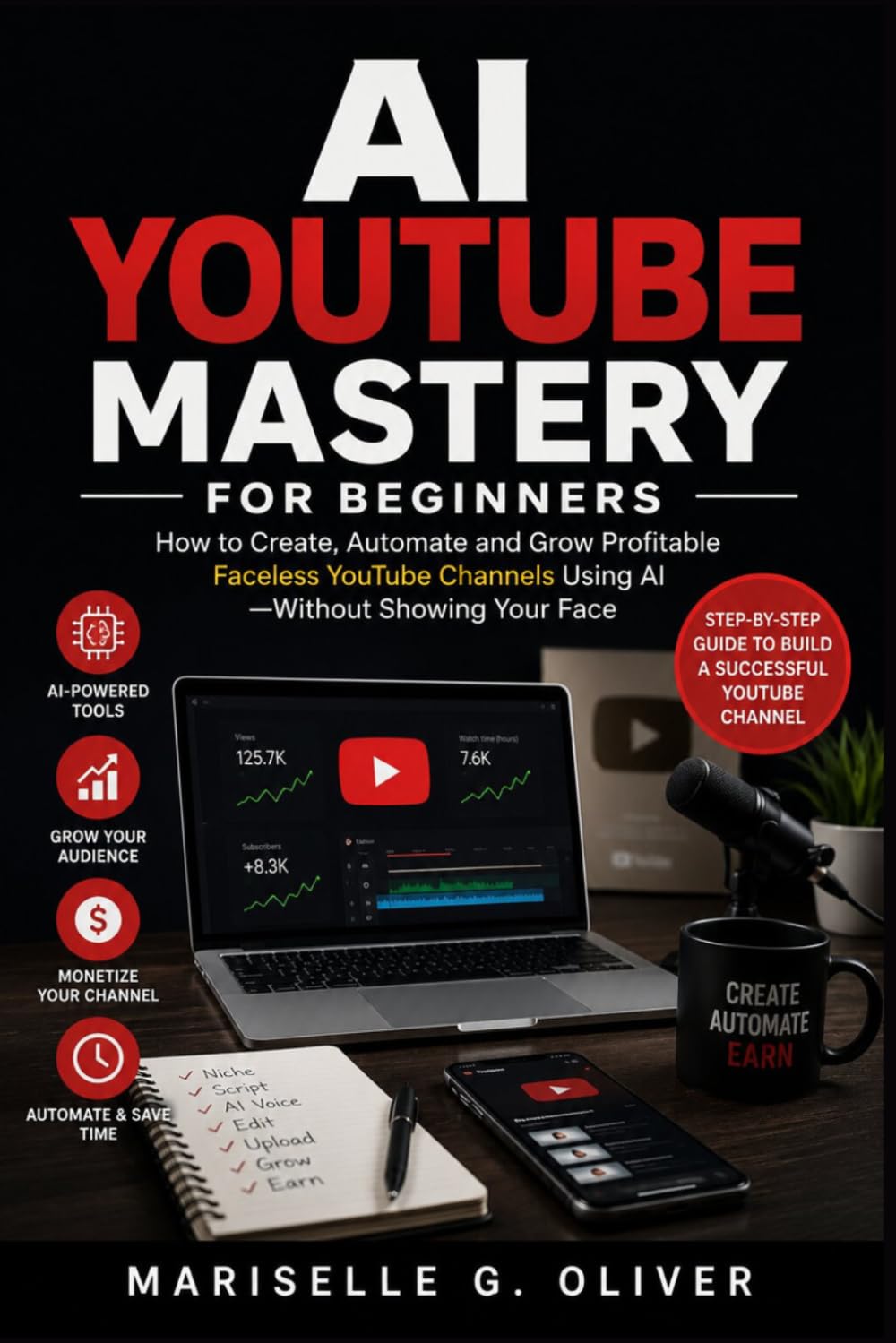 AI YouTube Mastery for Beginners: How to Create, Automate, and Grow Profitable Faceless Channels Without Showing Your Face