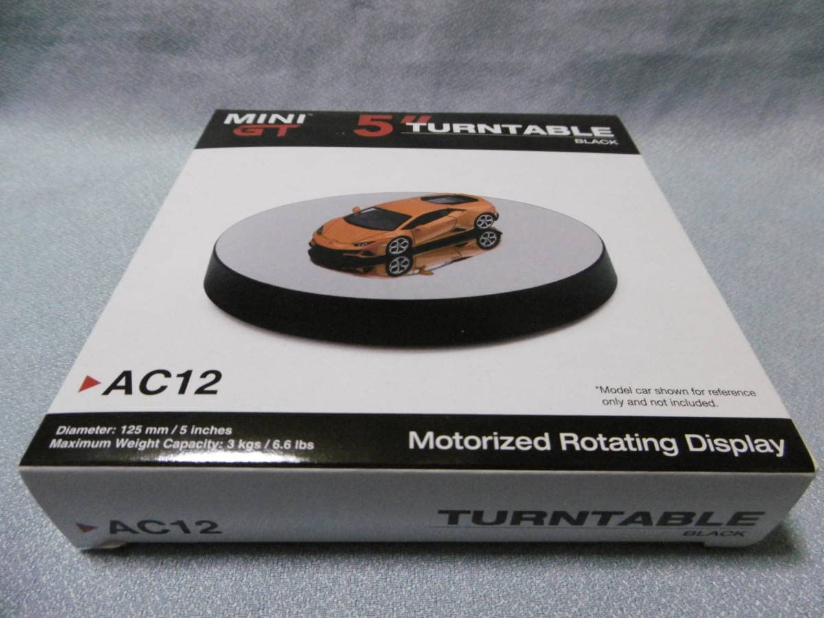 MINI GT AC12 ディスプレイ ターンテーブル ブラック MINIGT MINI GT 5インチ ディスプレイ ターンテーブル ブラック