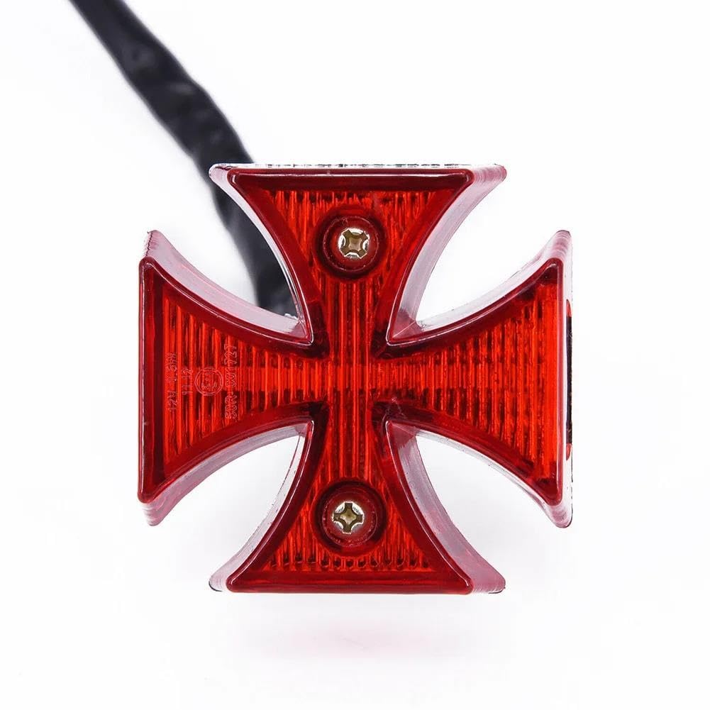Luce Di Stop Posteriore A LED Per Croce Per Moto Lampada Integrata Targa DC 12V Per Elicotteri Per Bici Da Corsa Quad ATV