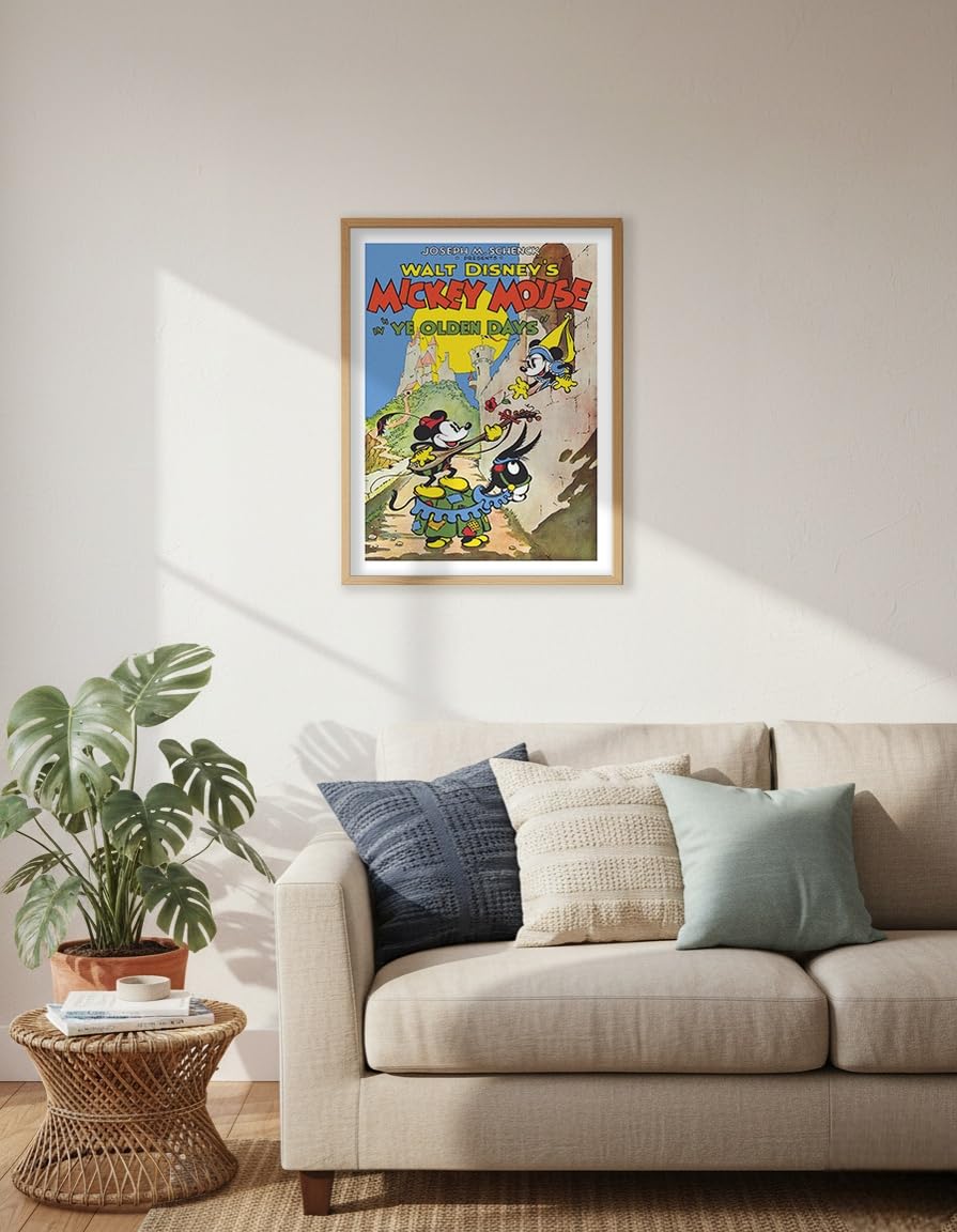 Amazon.com: Ye Olden Days - Starring Mickey & Minnie Matte Art