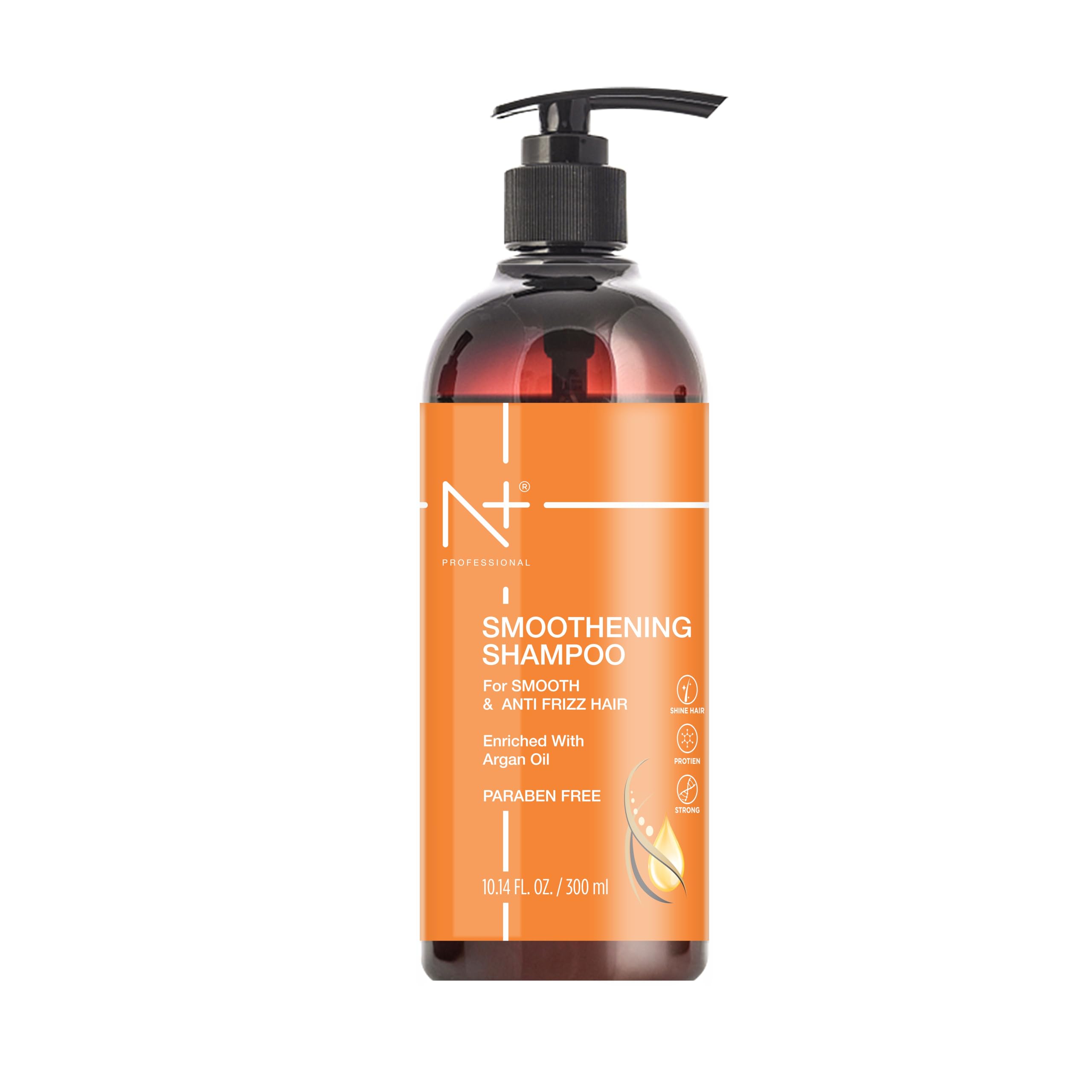 N PLUS Professional Smoothening Shampoo, For Smooth & Anti Frizz Hair, Enriched With Argan Oil, Paraben Free, 1 Count-image-29