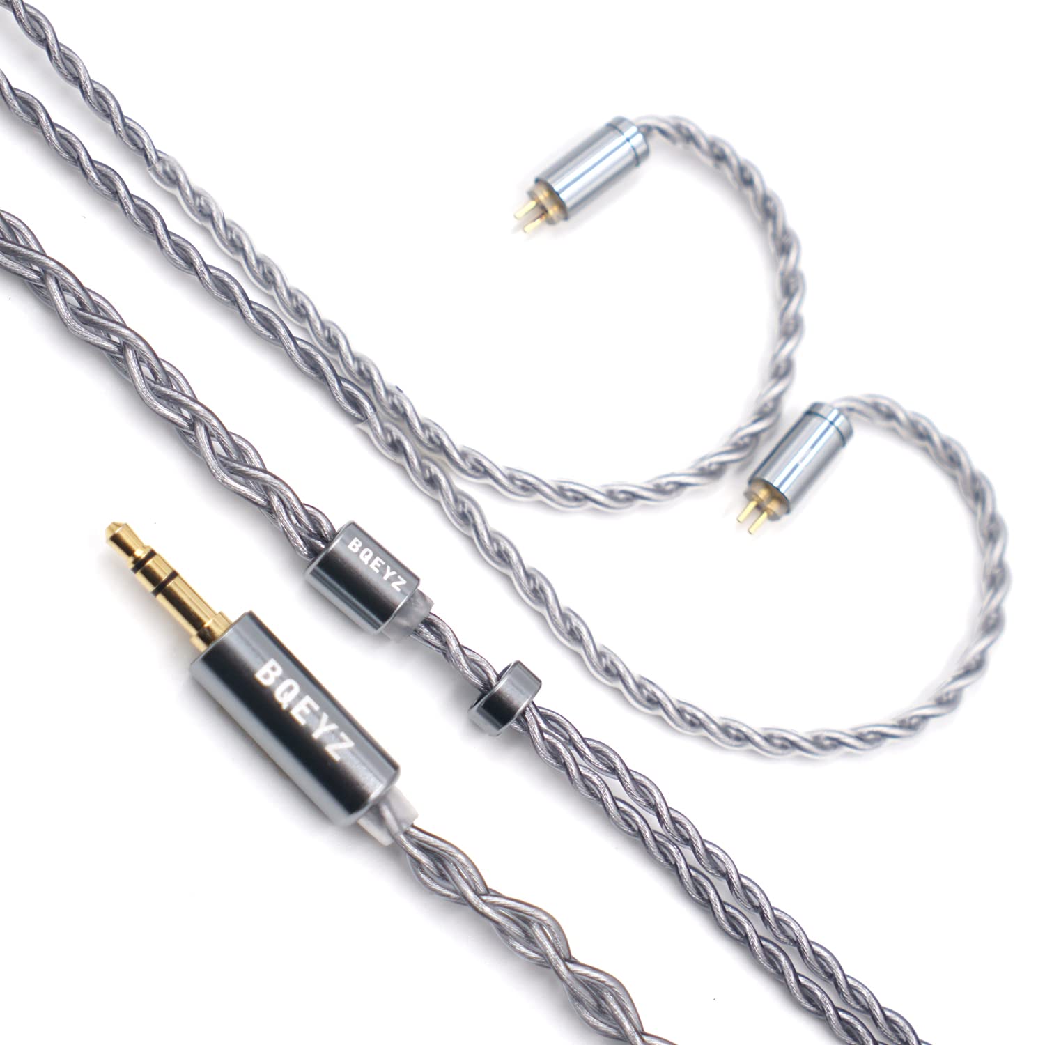 Amazon | BQEYZ Winter HIFIイヤホンケーブル Rime OCC 銀メッキ 