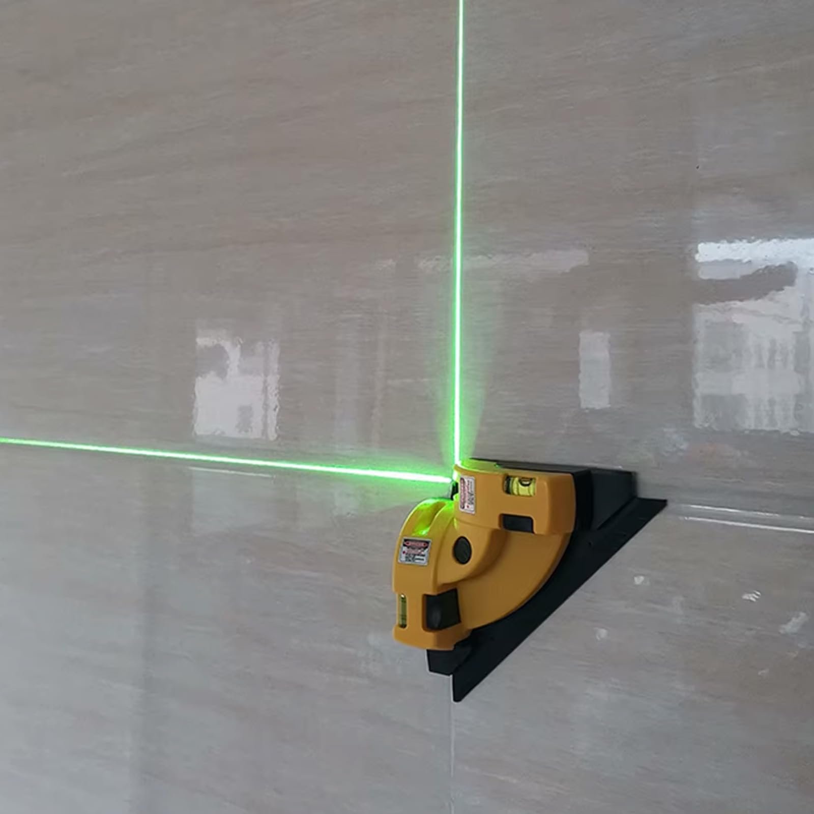 Toplionace Medidor Láser Infrarrojo de ángulo Recto, Regla de Nivel de Suelo de 90 Grados, Instrumento de Proyección de Líneas de Alta Precisión