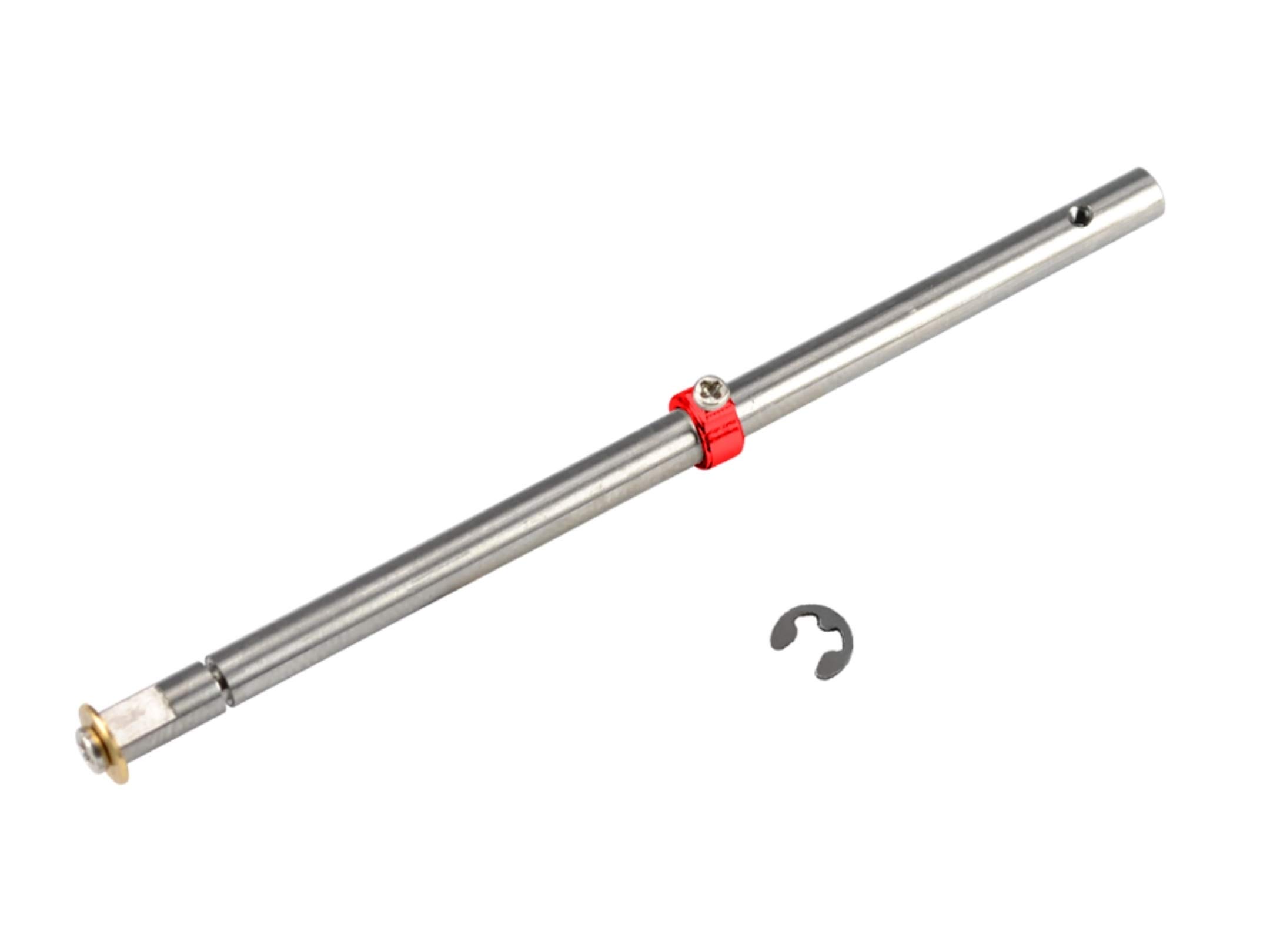 Microheli Titanium Main Shaft (RED) - Blade MCPX BL2